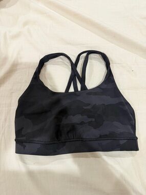 Lululemon Energy Bra Incognito Camo Womens Size 6 Sports Bra NEVER WORN!!!!